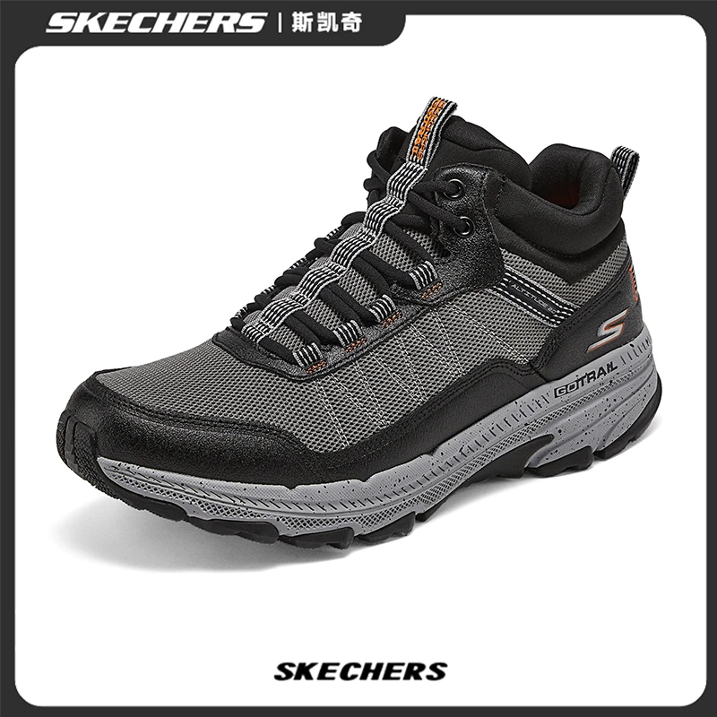 斯凯奇男士冬季跑步鞋舒适轻便缓震透气回弹拒水运动鞋子-220758C