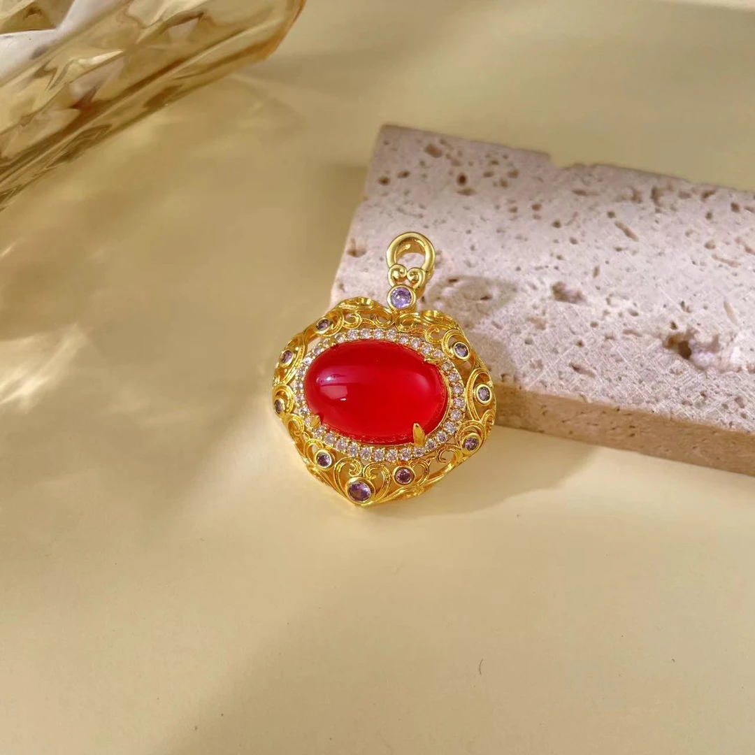 【高端定制】鸽子血红色吊坠————————高货