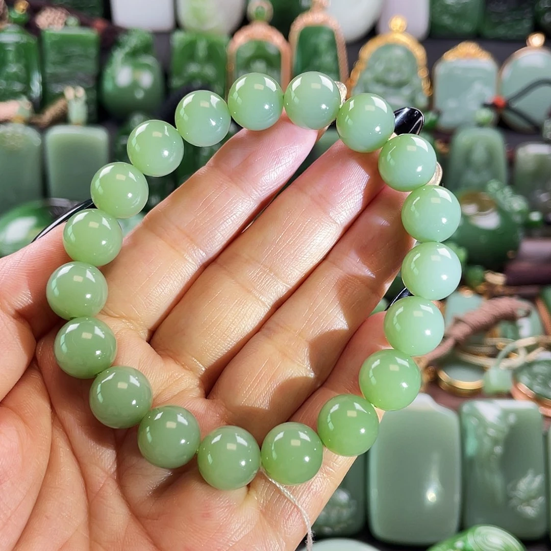 和田玉手串未镶嵌