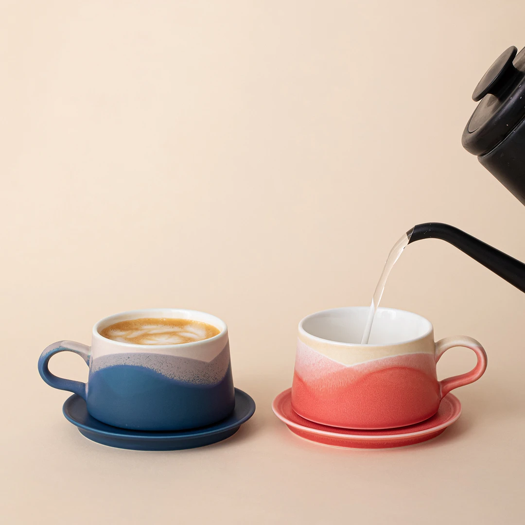 2025年新款特别好看的高级感精致高颜值陶瓷咖啡杯马克杯下午茶杯