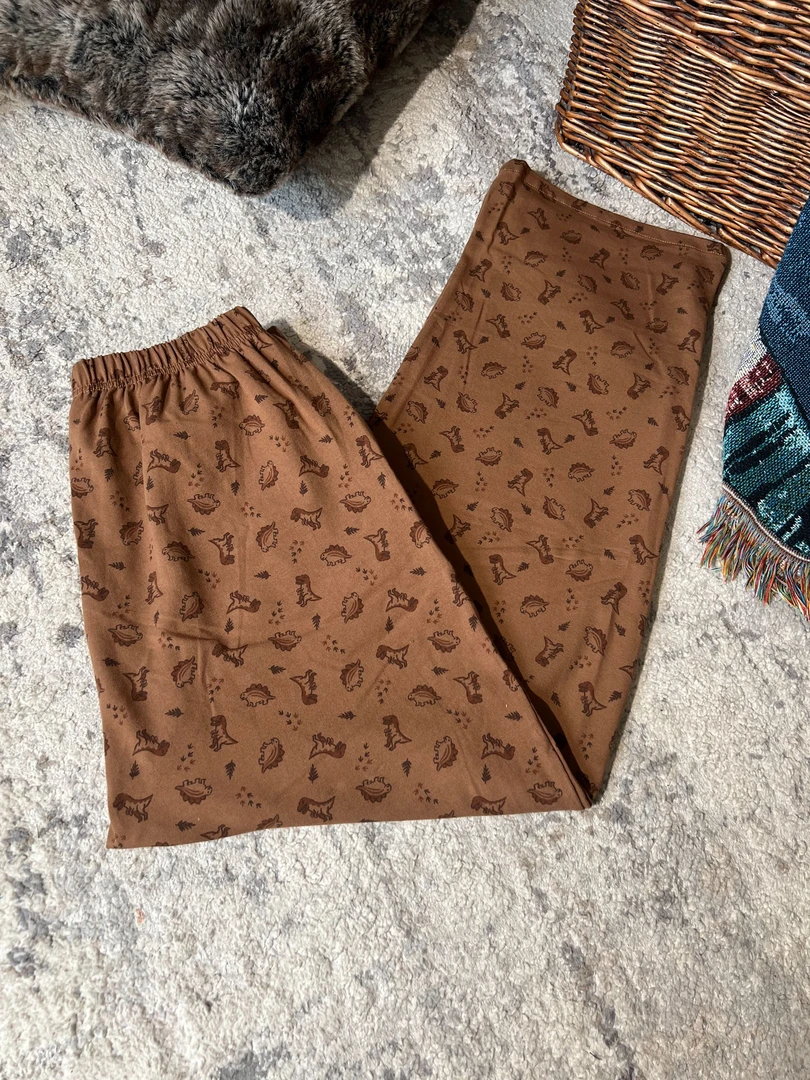 女新款棉毛印花厚实高品质加肥加大码保暖居家服圆领家居套装