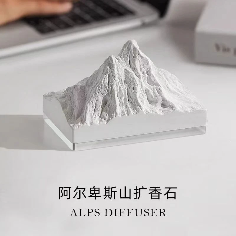 阿尔卑斯山扩香石无火香薰室内精油家用持久摆件桌面卧室礼物