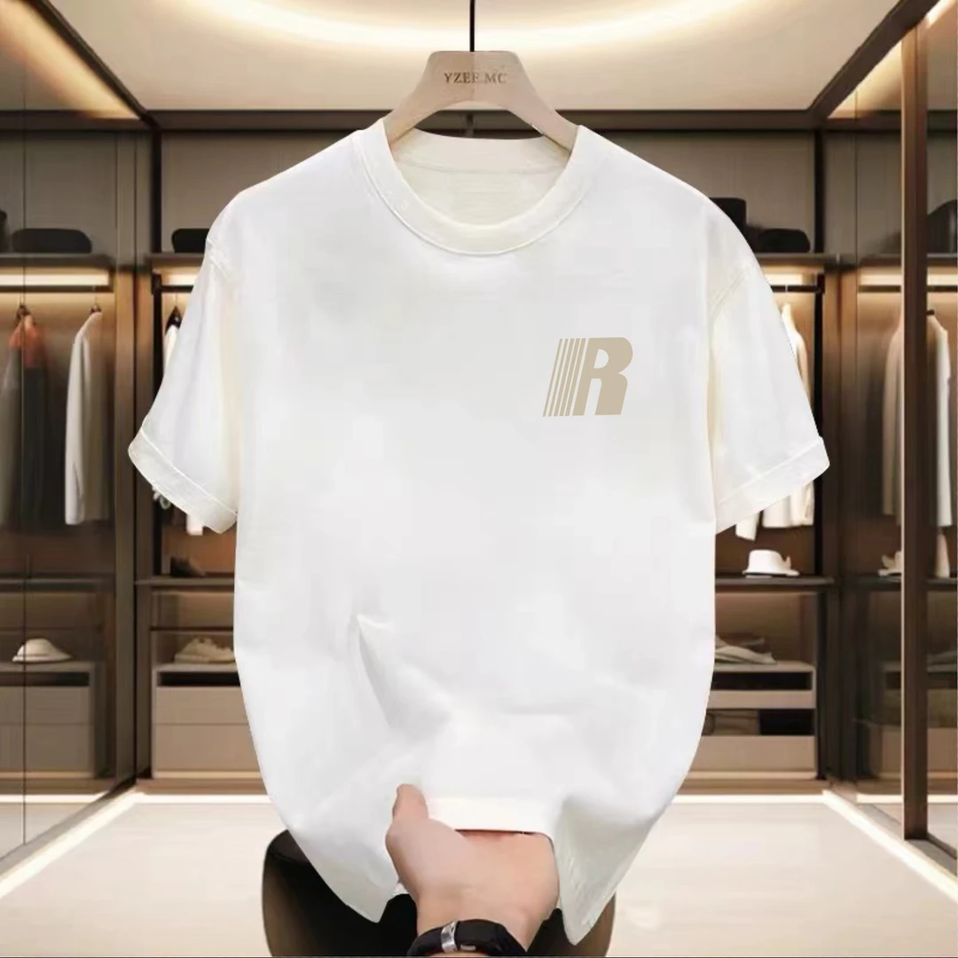 【一折粉丝福利】2025潮流纯棉圆领短袖百搭男女同款情侣款