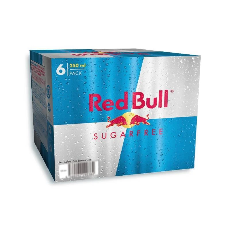 临期无糖sugarfree奥地利红牛Red Bull含气维生素运动饮料250mlx6