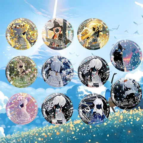 sky光遇正太巫师猫猫白鸟卡卡马口铁勋章吧唧徽章礼物镭射碎玻璃