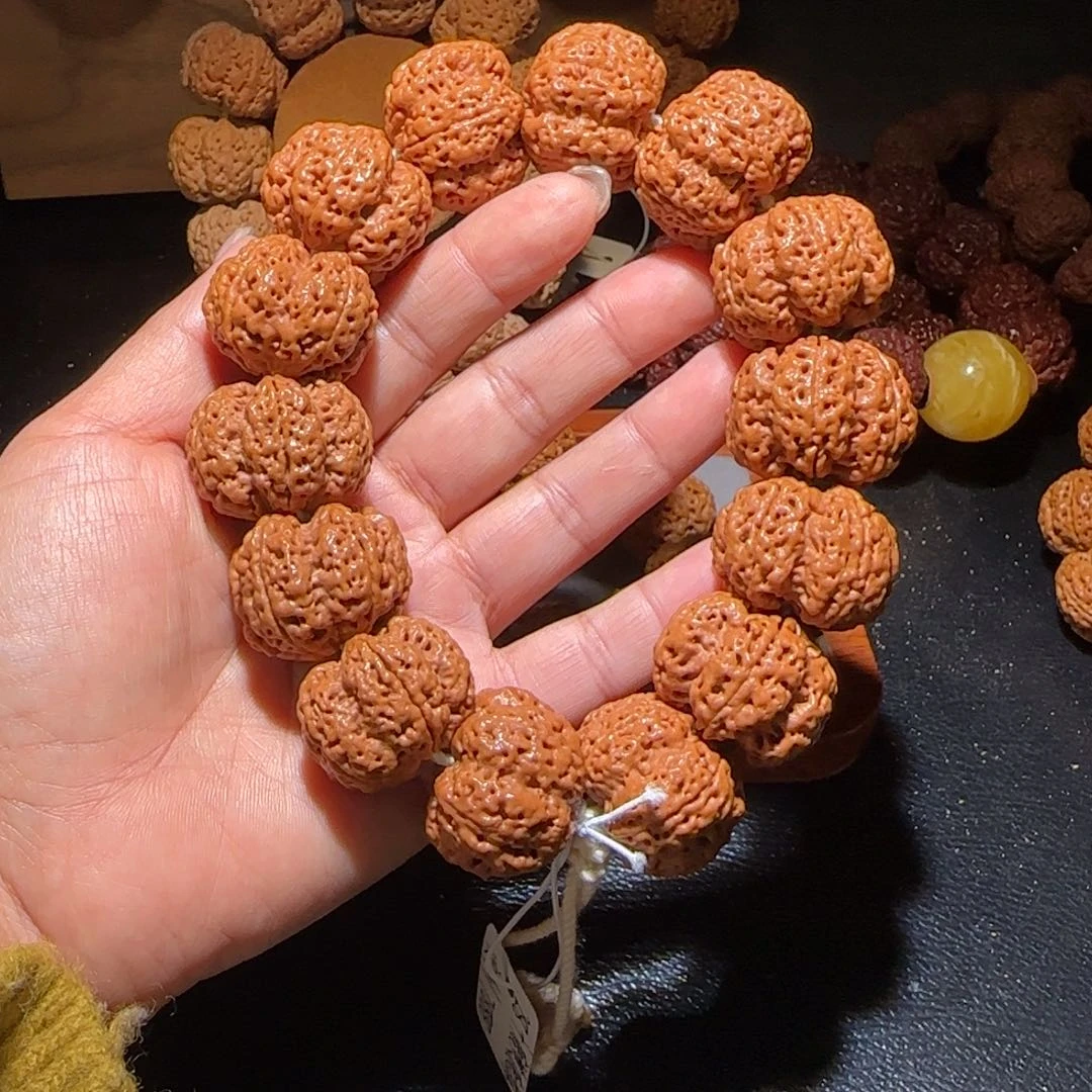 金刚菩提吊坠28➕麒麟定制爆肉双龙