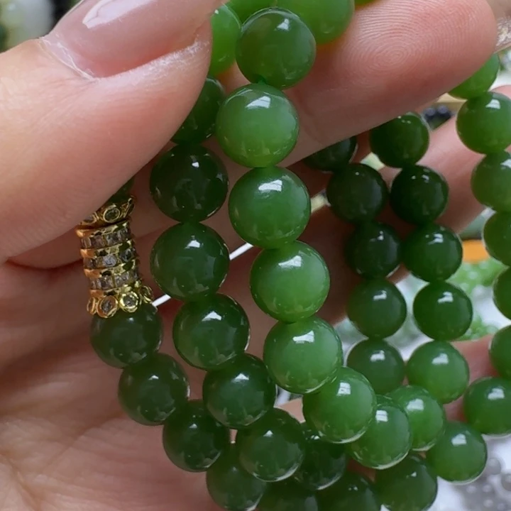 冬***烫和田玉未镶嵌手链