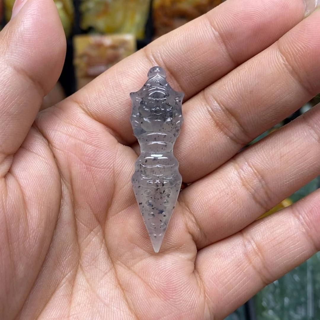 岫玉未镶嵌吊坠(不含链)