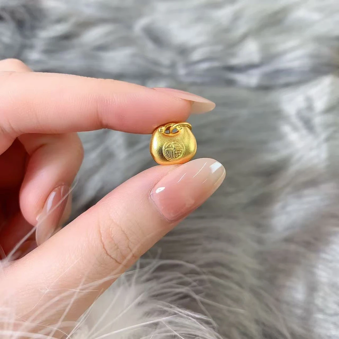 【伟新源】足金999 5G工艺 胖福吊坠（不含链）