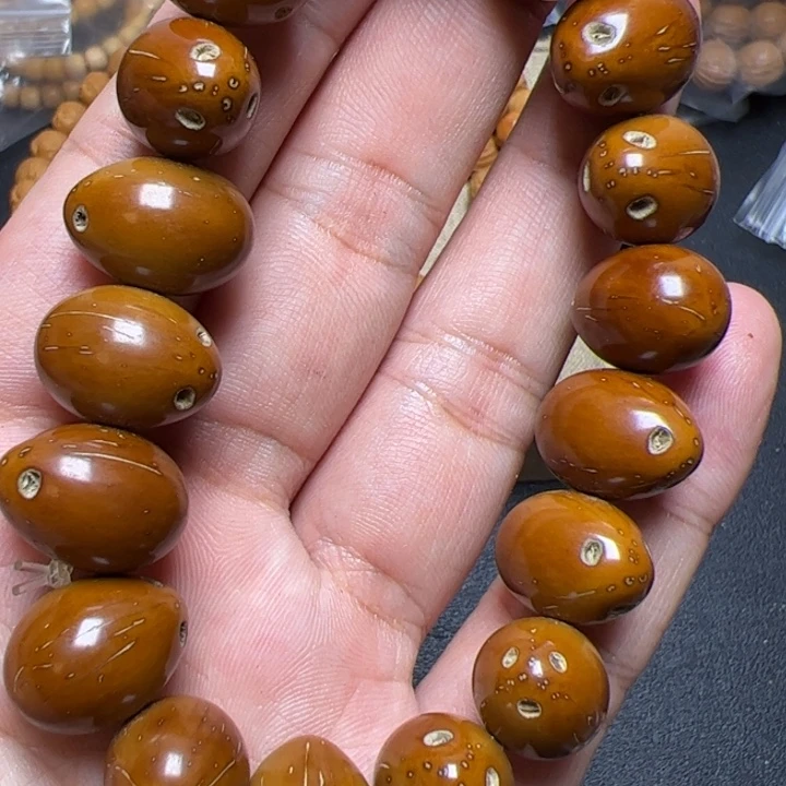 猴头核桃手串看看