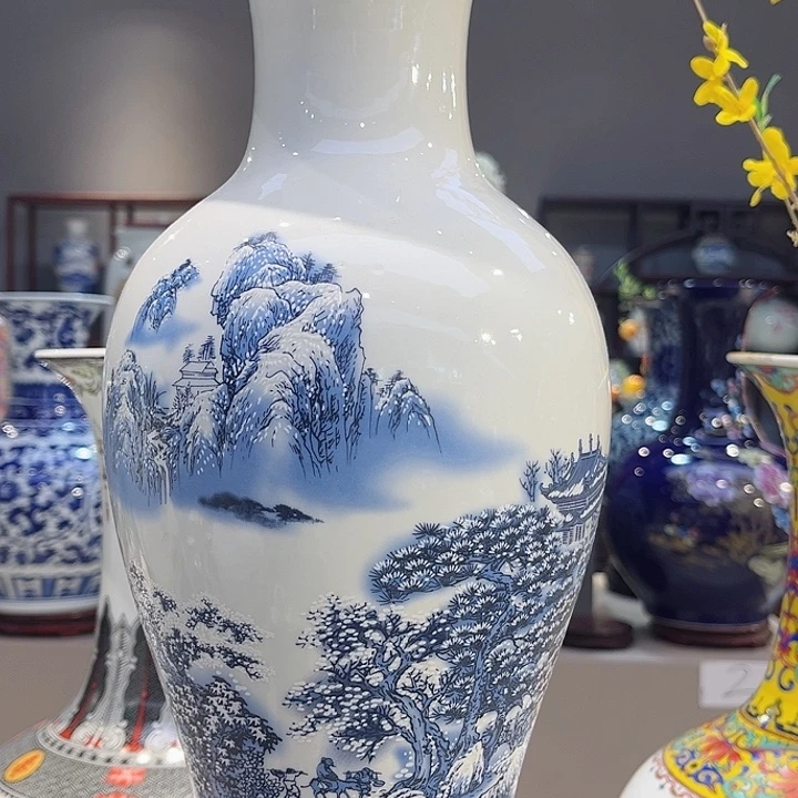 景德镇陶瓷36公分花瓶