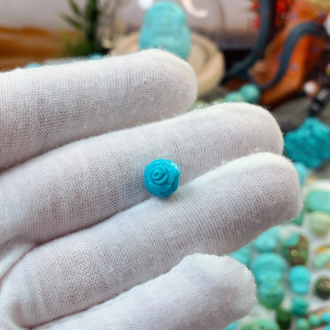 绿松石未镶嵌珠宝半成品