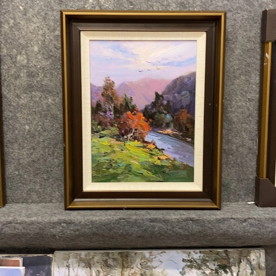 油画带外框画芯尺寸40x30cm