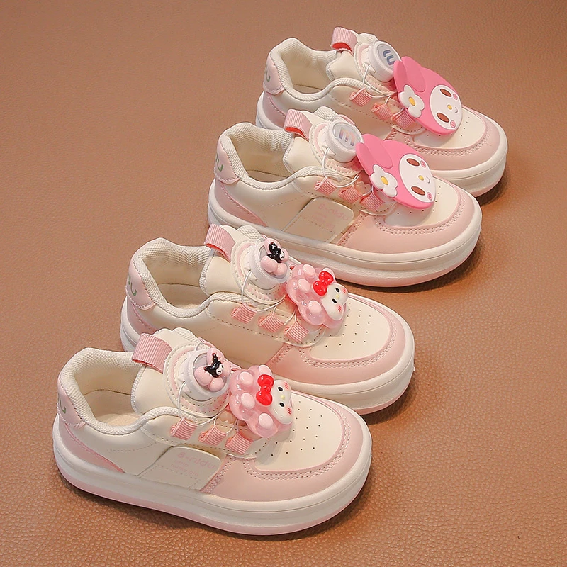 儿童童鞋女童宝宝运动鞋春秋季秋季软底休闲鞋单鞋小白鞋板鞋公主