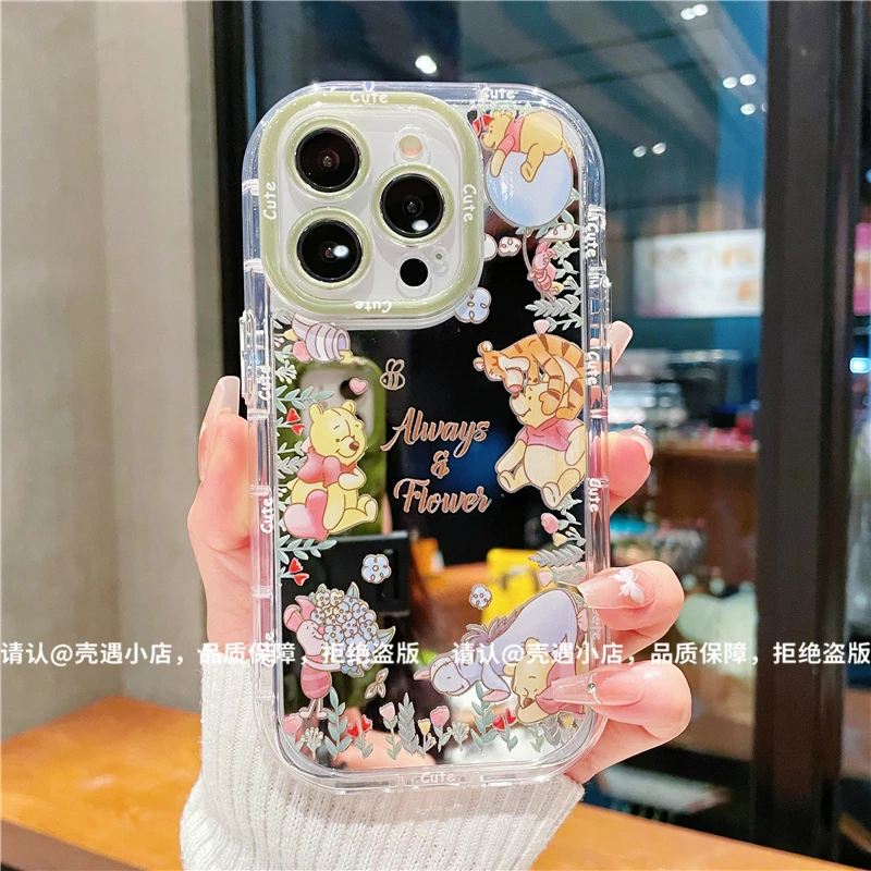 镜面奶油壳适用苹果16/iPhone/华为荣耀/OPPO/VIVO/小米手机壳潮