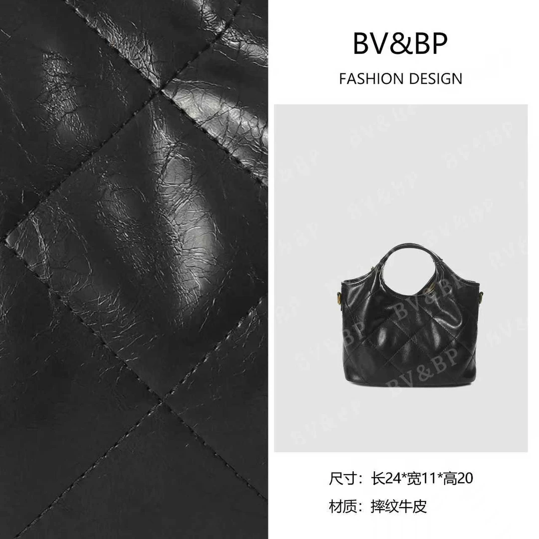 BV&BP· 原创设计时尚女士轻奢包树林字母菜篮子BNT-366黑色
