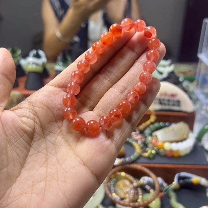和田玉未镶嵌手串顺****5