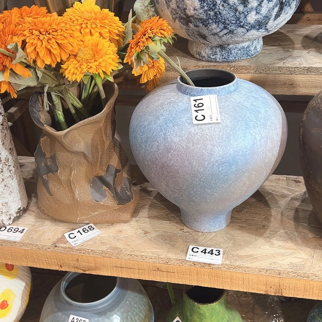 紫砂花瓶景德镇陶瓷高度