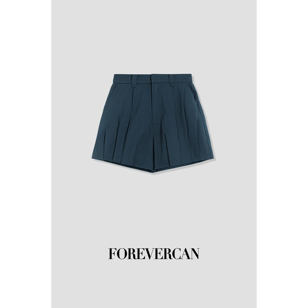 FOREVERCAN“南瓜裤”高腰宽松花苞灯笼裤短裤 CANSP17378