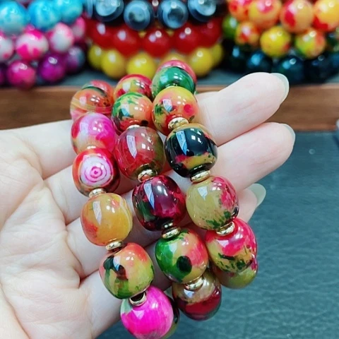 未镶嵌玛瑙手饰藏红花14