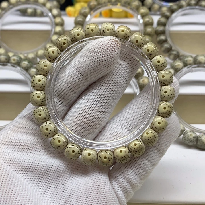 手串星月菩提11号骨瓷白9/8