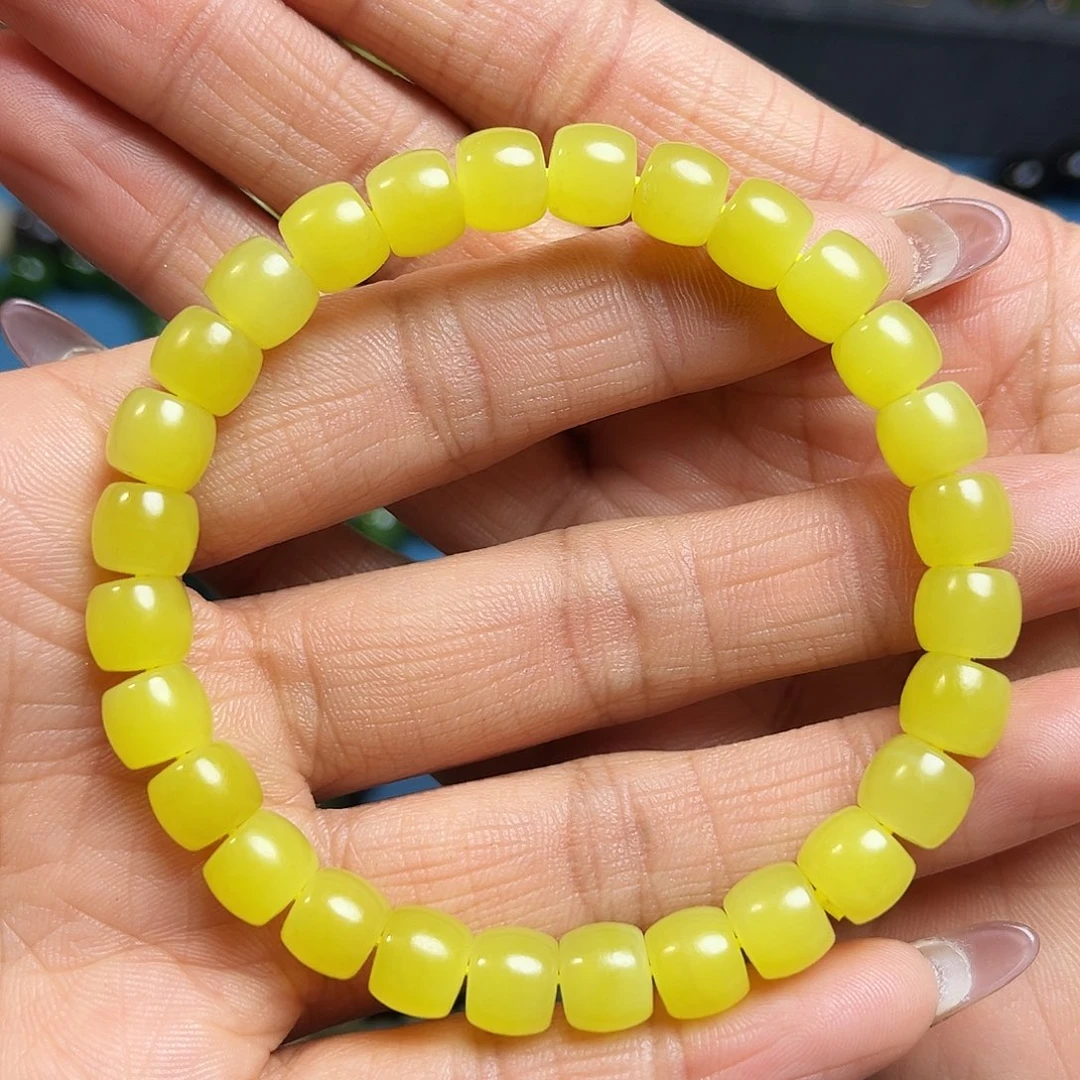 和田玉手串卡8未镶嵌?**?