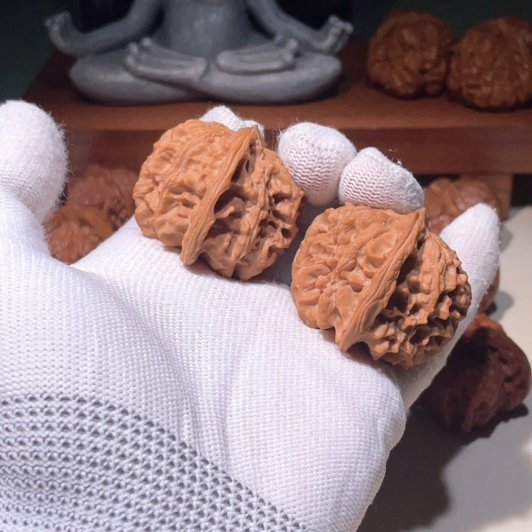 文玩核桃把件马蹄60681，394036