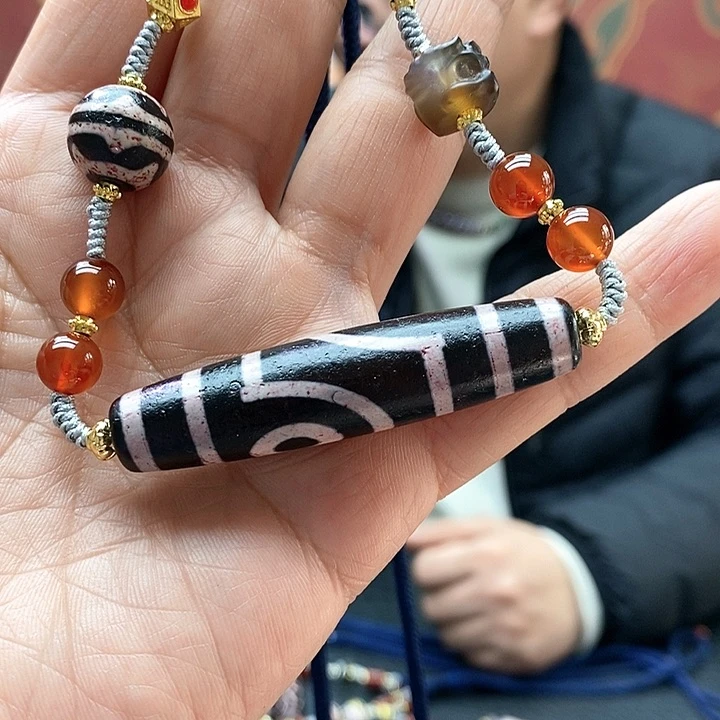 玛瑙/玉髓颈饰合金