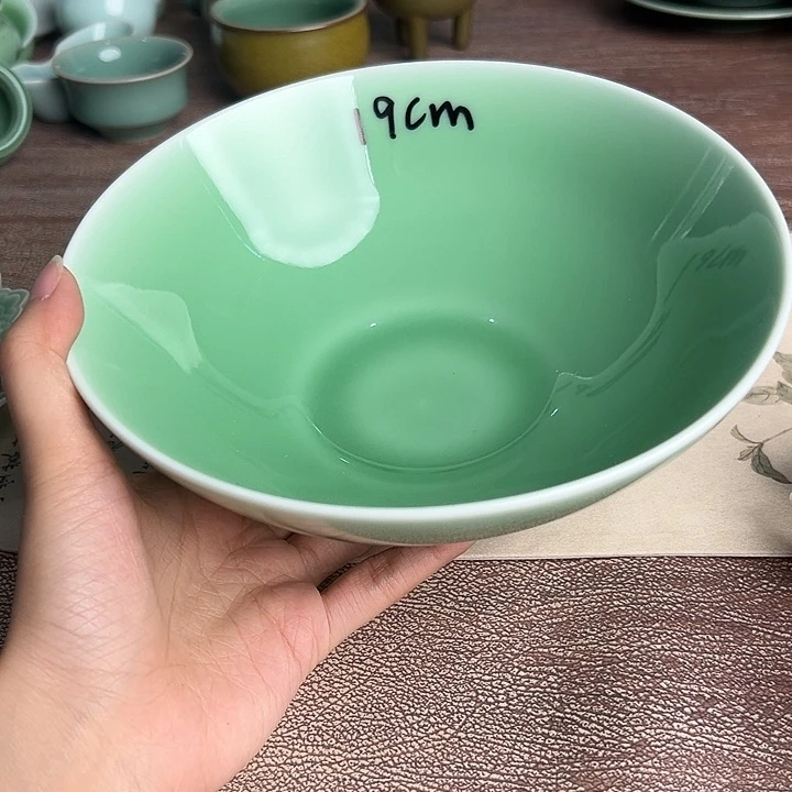 龙泉云间青瓷小米茶器