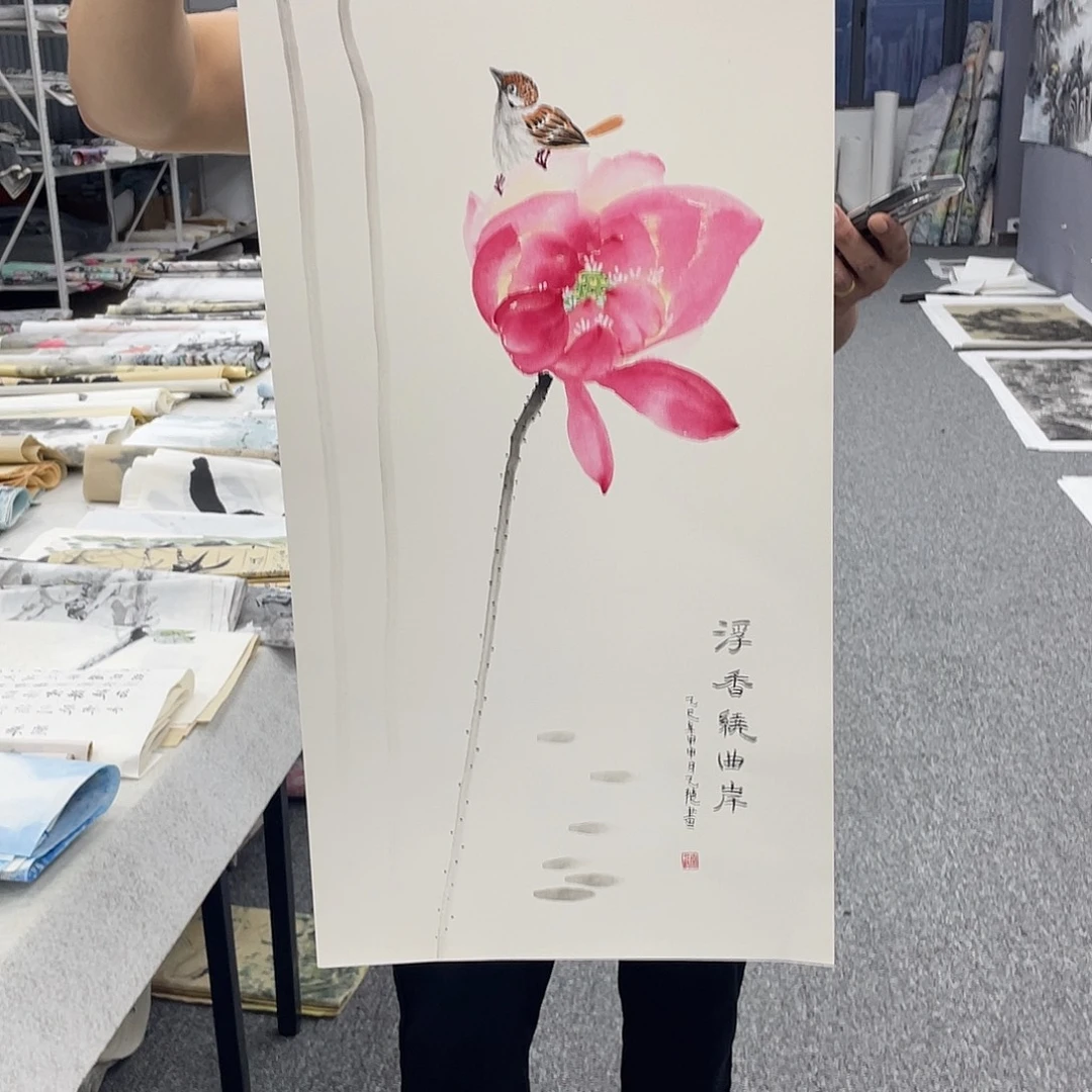 邦****国画纯手工制作的