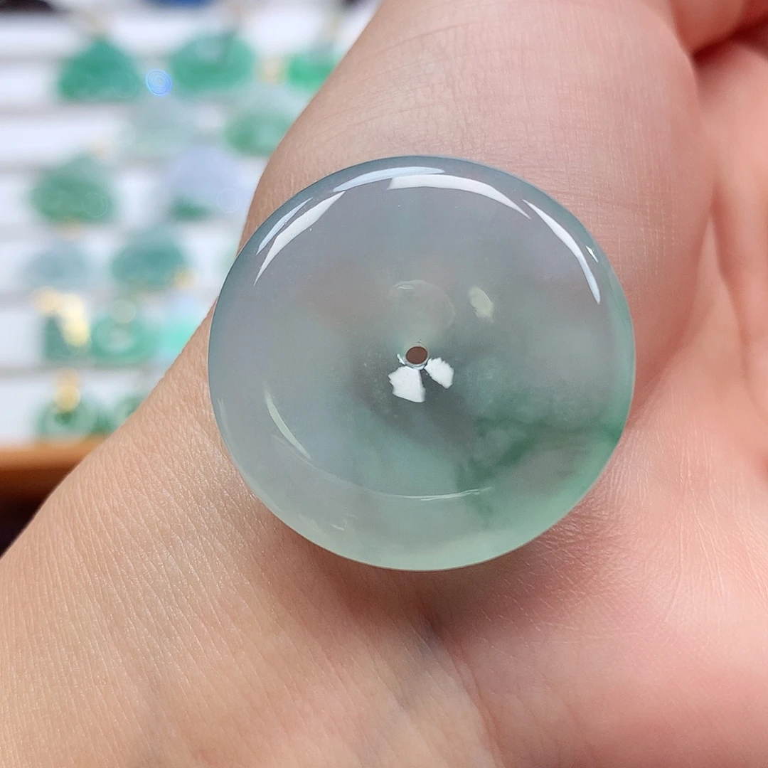 翡翠未镶嵌吊坠(不含链)29-5.5