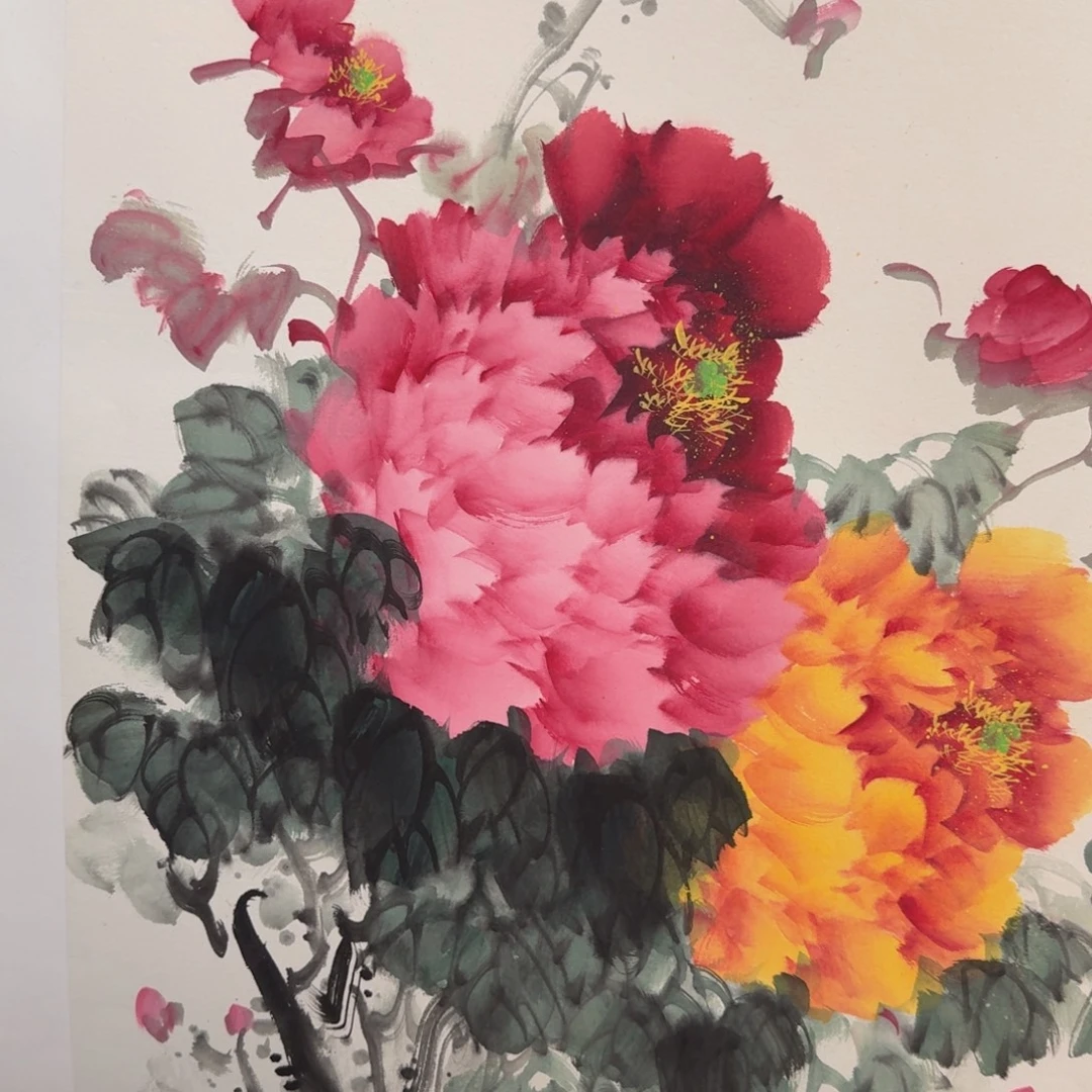 国画国画作品山水花鸟