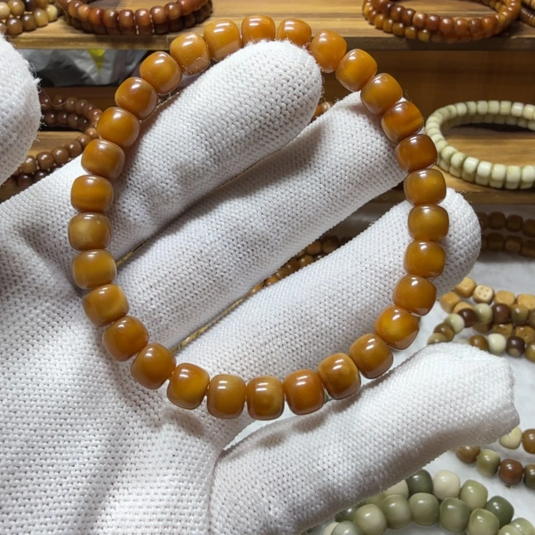 龙脊菩提手串玉化