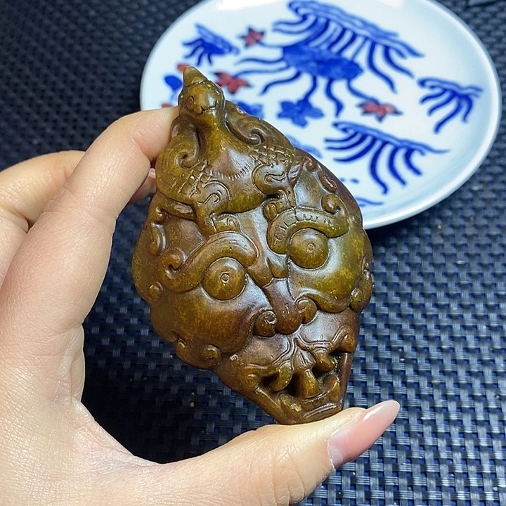 吊坠白玉菩提一一一一一一一一一