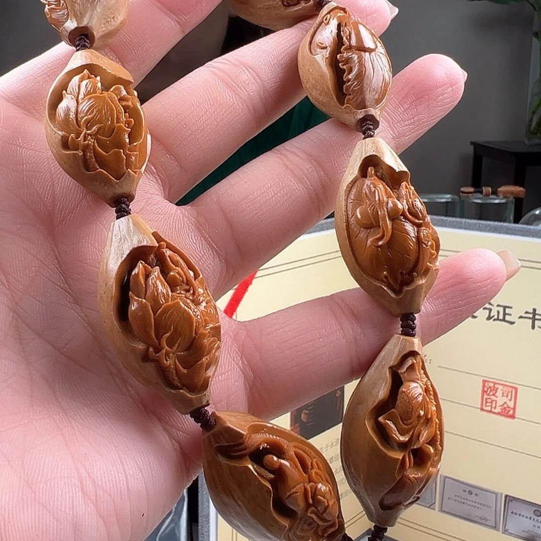 橄榄核手串/手链浔***间橄榄核雕橄榄核