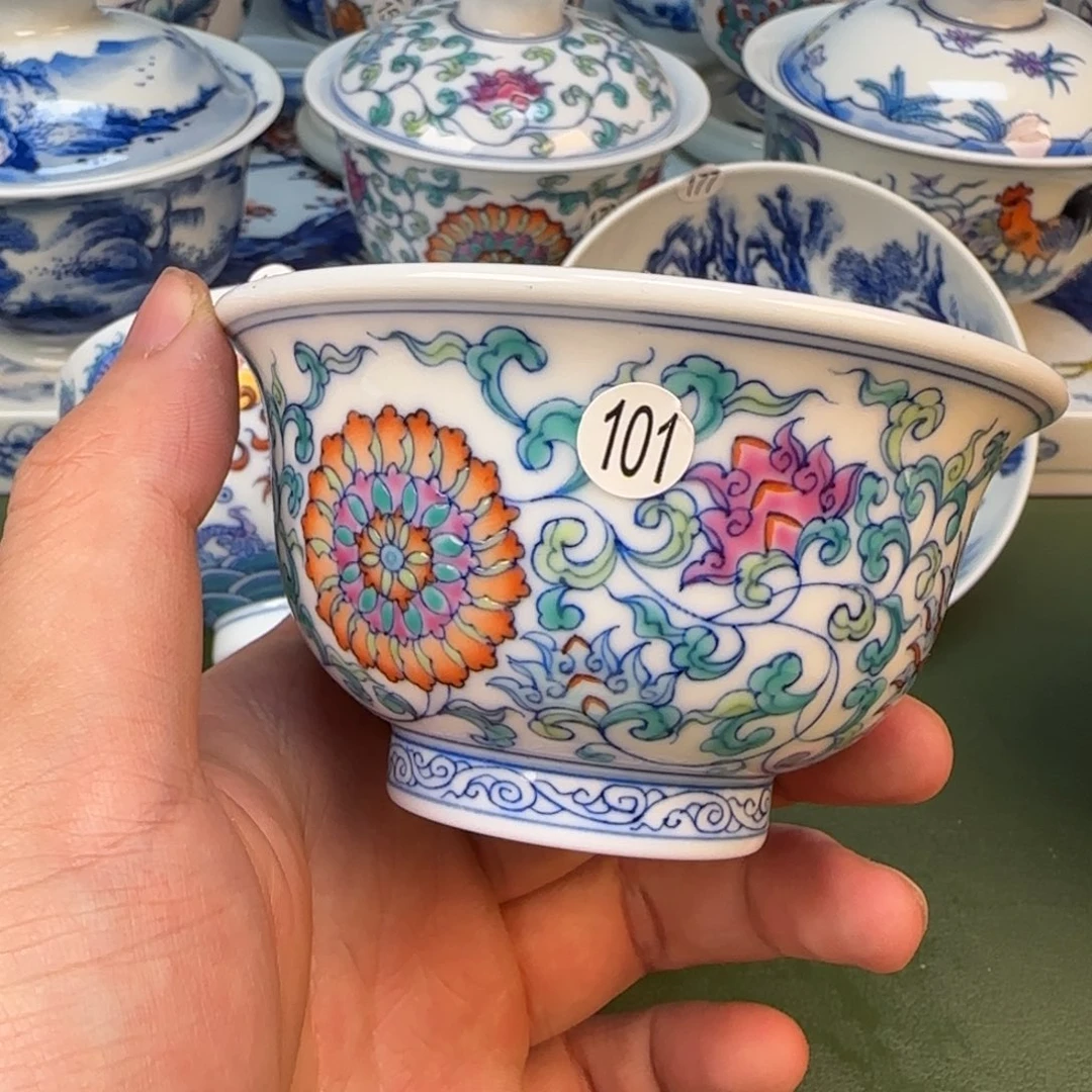 彦祖纯手工手绘茶具101