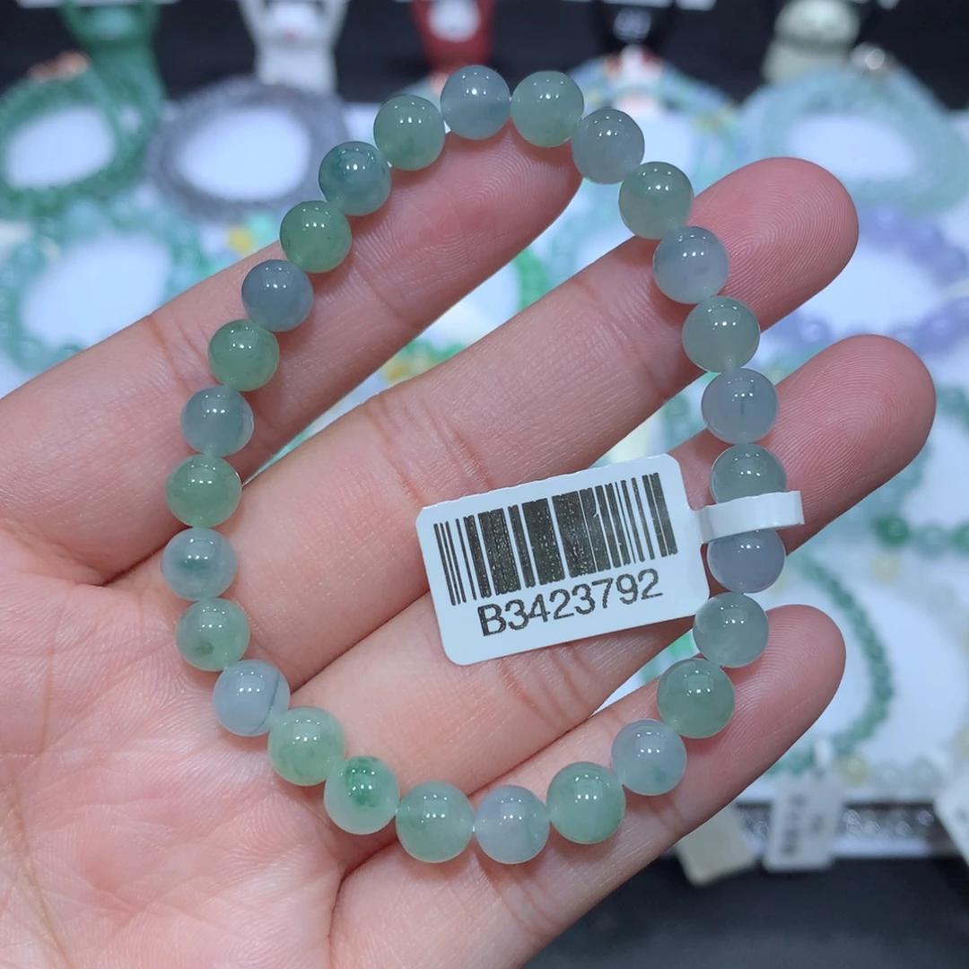 翡翠未镶嵌手串天然
