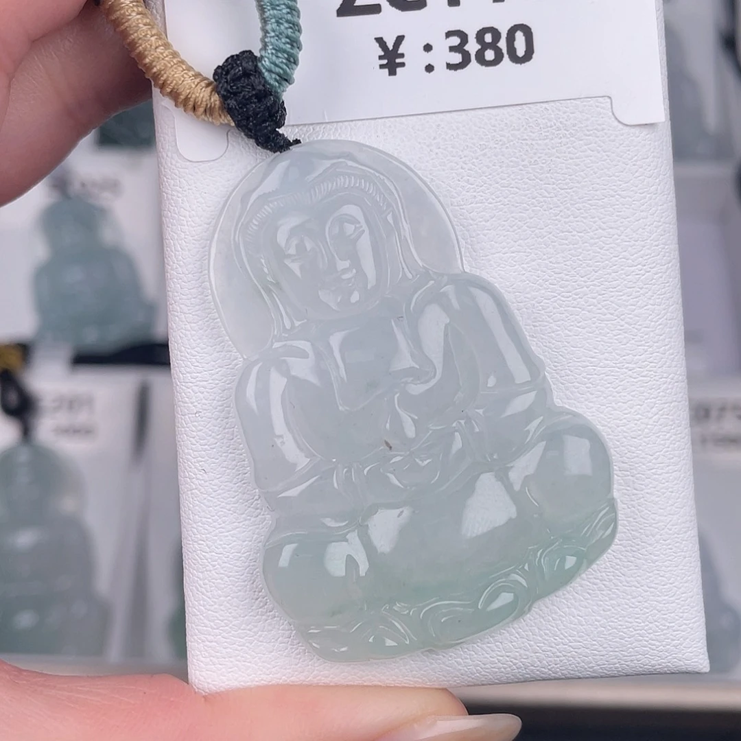 翡翠未镶嵌颈饰zc118