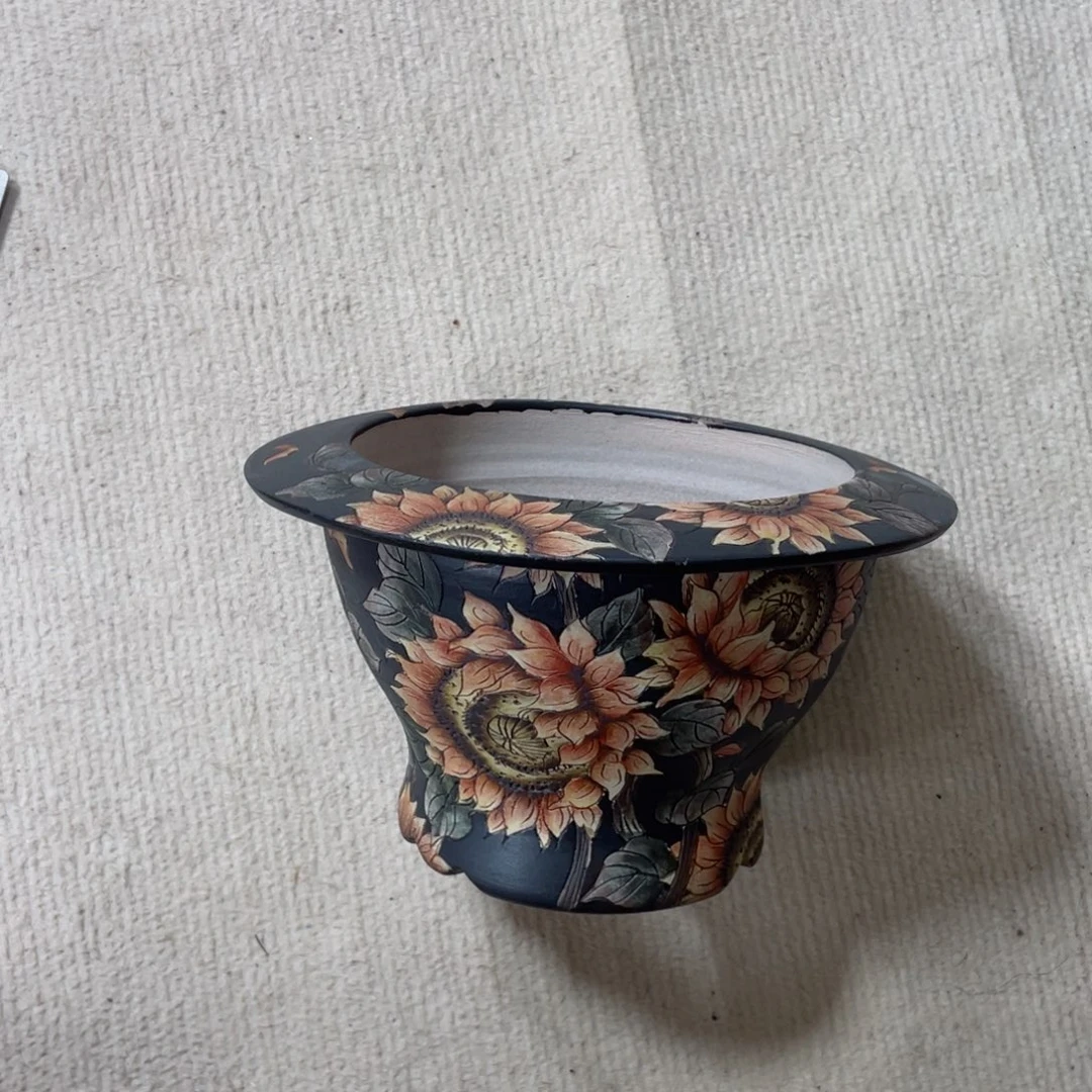 紫砂花盆猫****?陶瓷多肉花盆精品