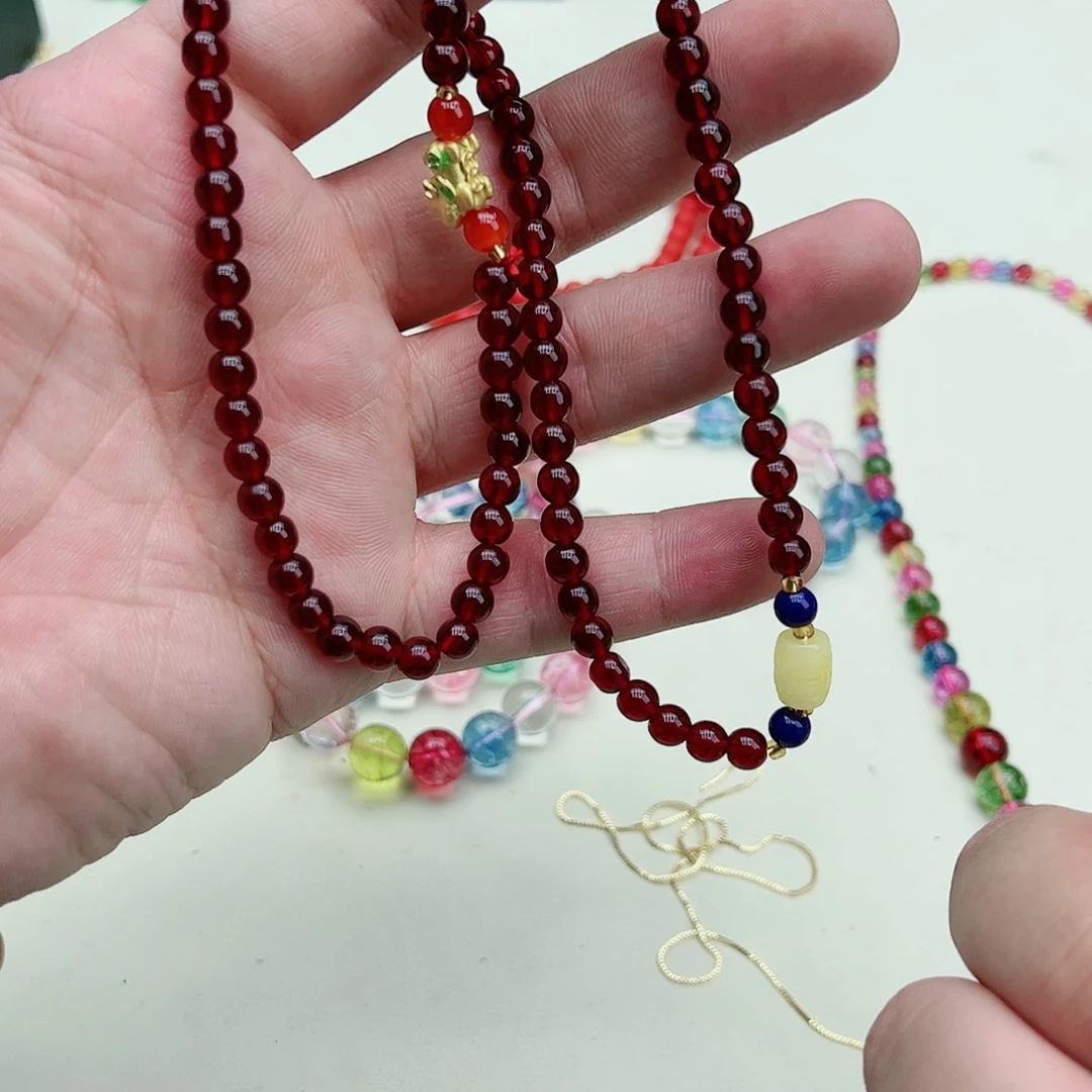 石榴石吊坠(赠链)银S925镶嵌