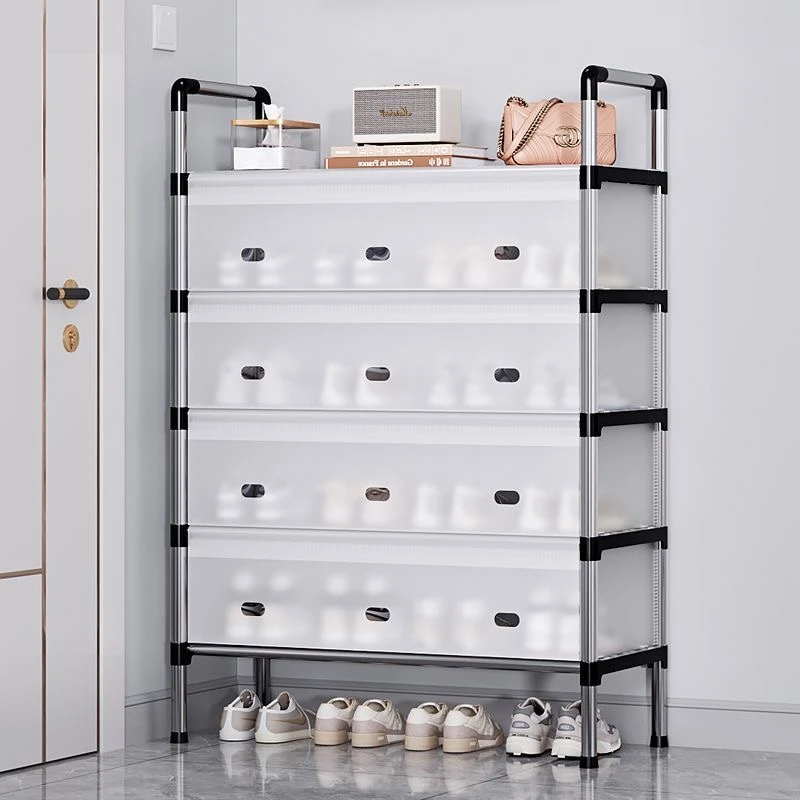 防尘鞋架子结实耐用简易多层家用大容量加厚出租屋鞋架子多层家用