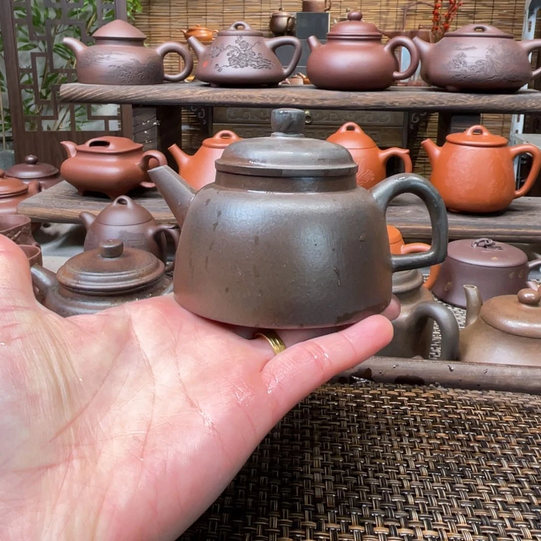 紫砂茶壶宜兴原矿紫砂手工制全155