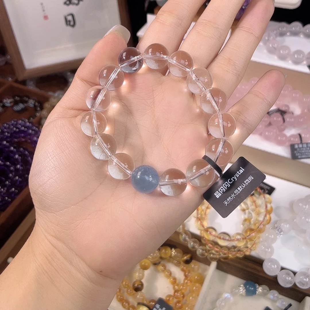 水晶手链未镶嵌白水晶