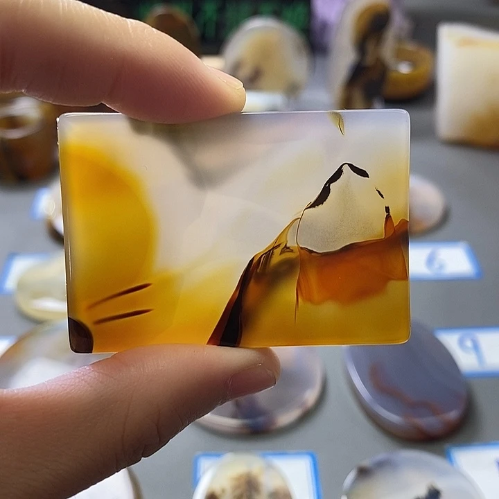 玛瑙/玉髓未镶嵌珠宝半成品26有扣