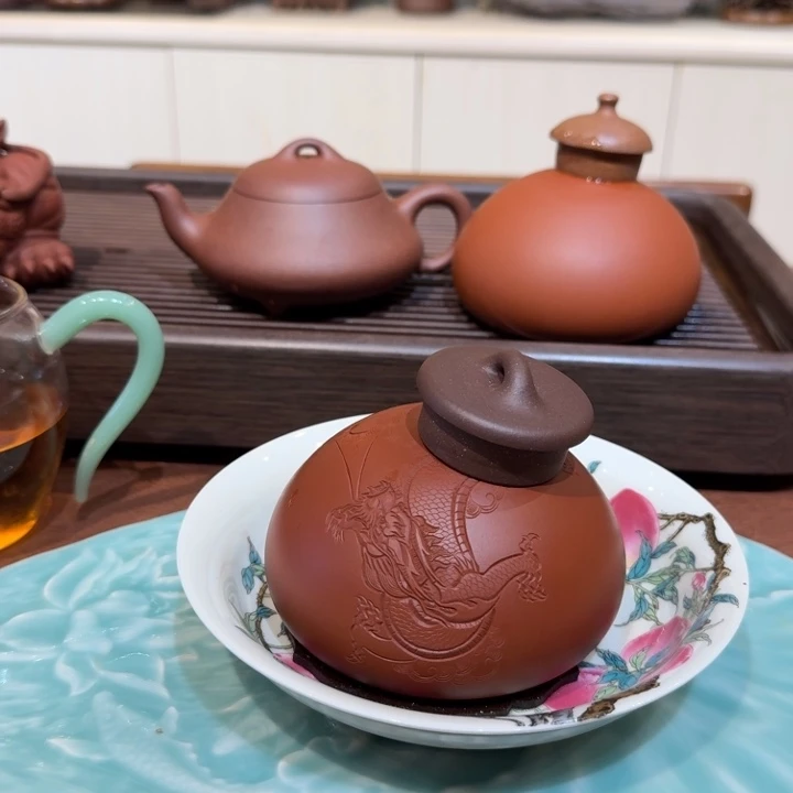 茶壶紫砂晚清同款朱泥高端茶周边