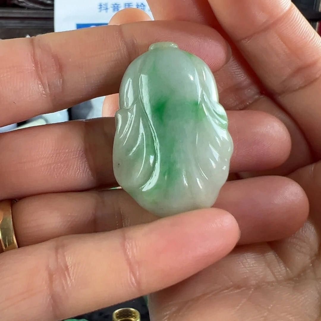 翡翠未镶嵌手镯天然翡翠挂件