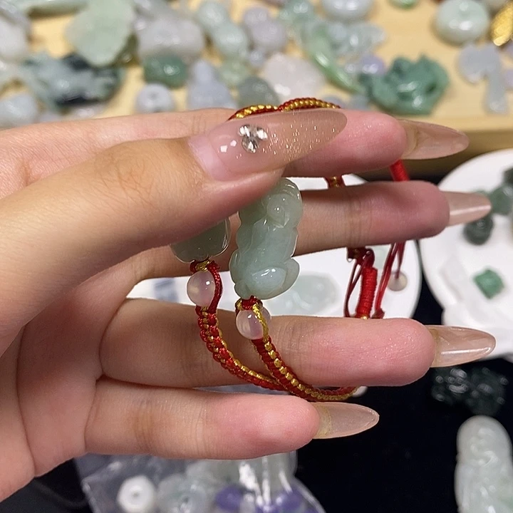 翡翠散珠天然缅甸翡翠