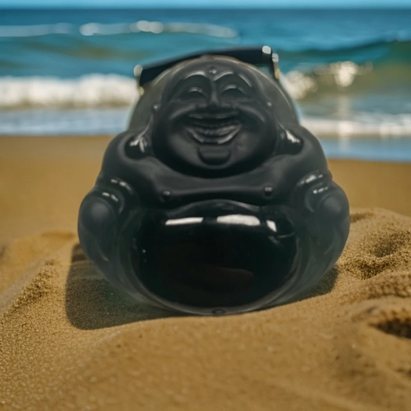 纯天然A货翡翠大肚佛吊坠