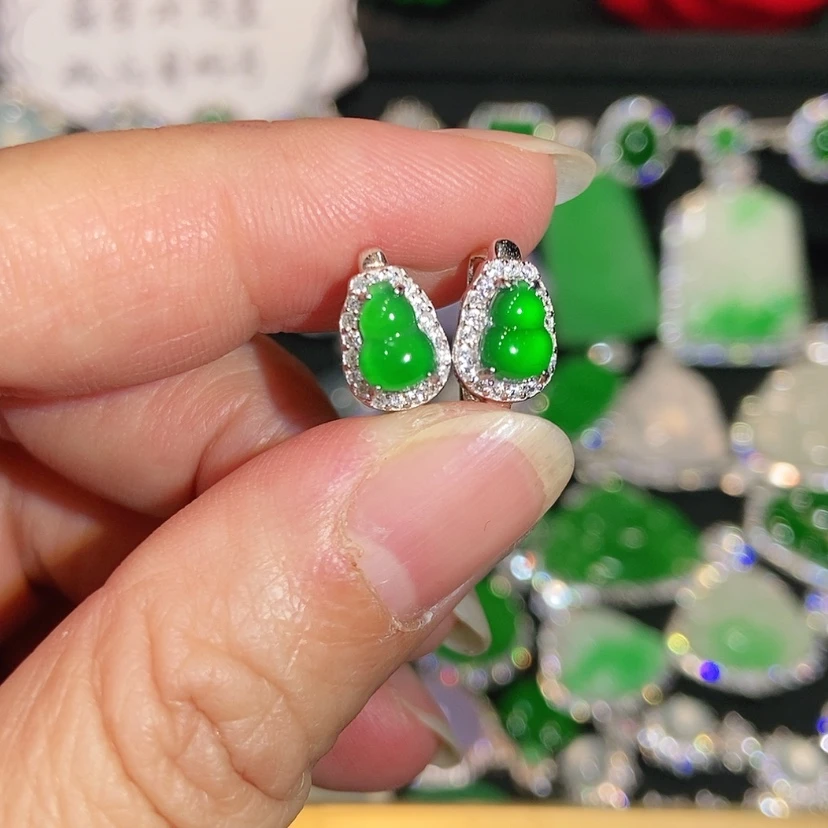 【闪购商品】未镶嵌翡翠耳饰天然翡翠