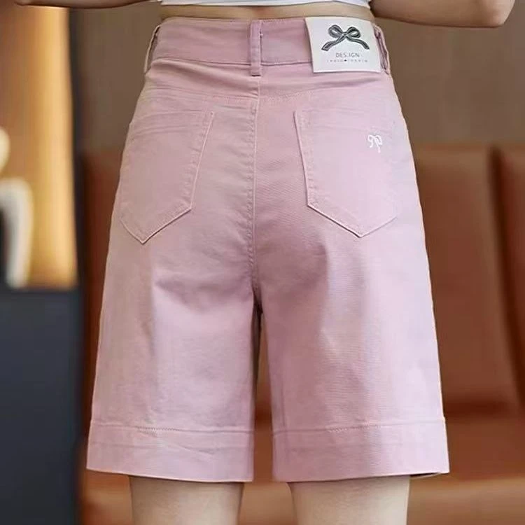 牛仔短裤女夏季薄款2025年新款高腰宽松显瘦a字外穿爆款热裤子潮